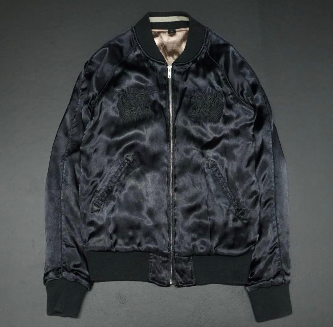 WJK 刺繍 リバーシブル スカジャン