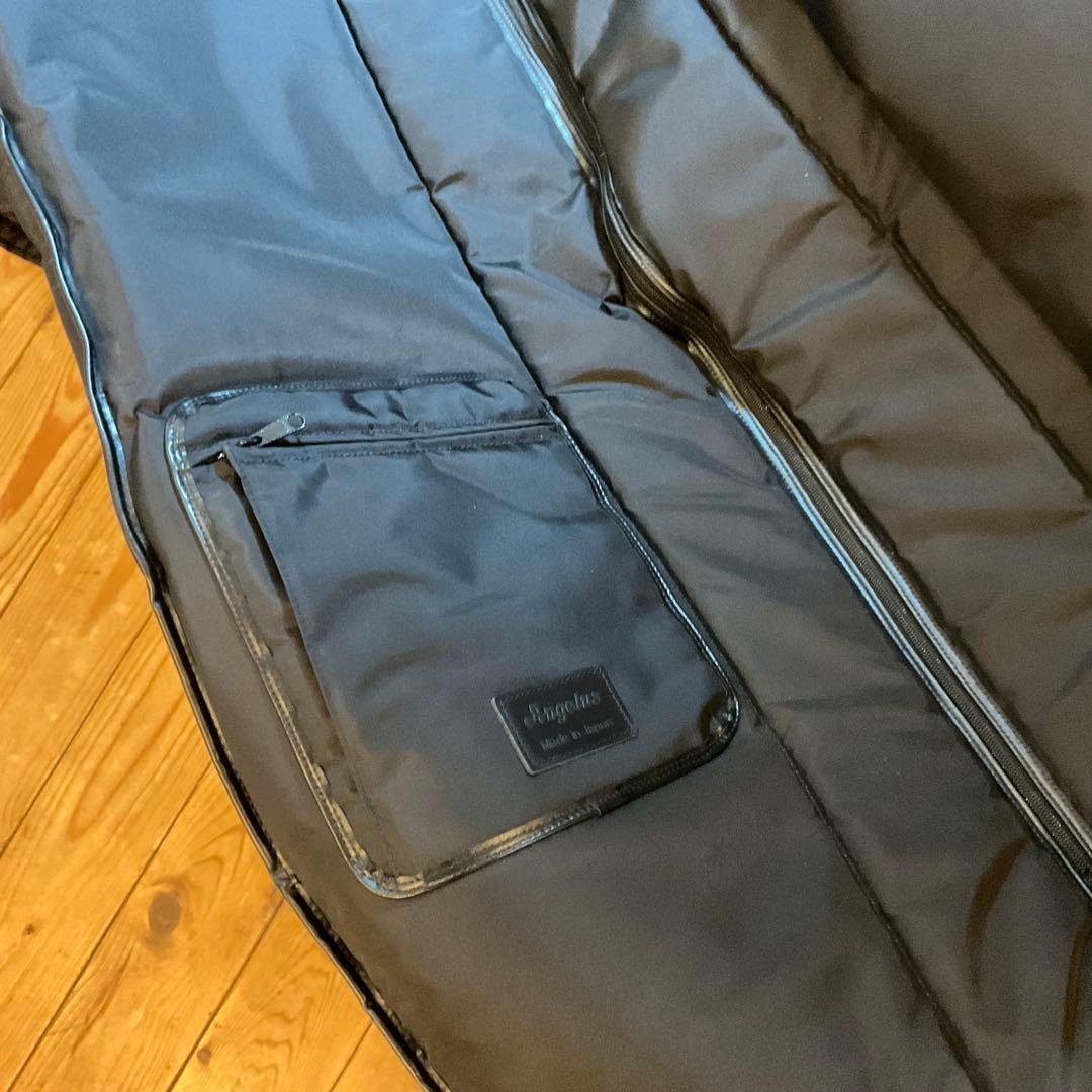 未使用品！コントラバス ケース Angelus ストラップ ソフトケース 日本製