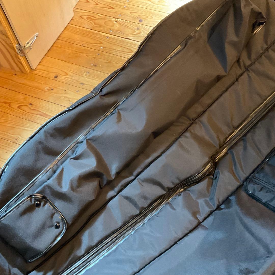 未使用品！コントラバス ケース Angelus ストラップ ソフトケース 日本製