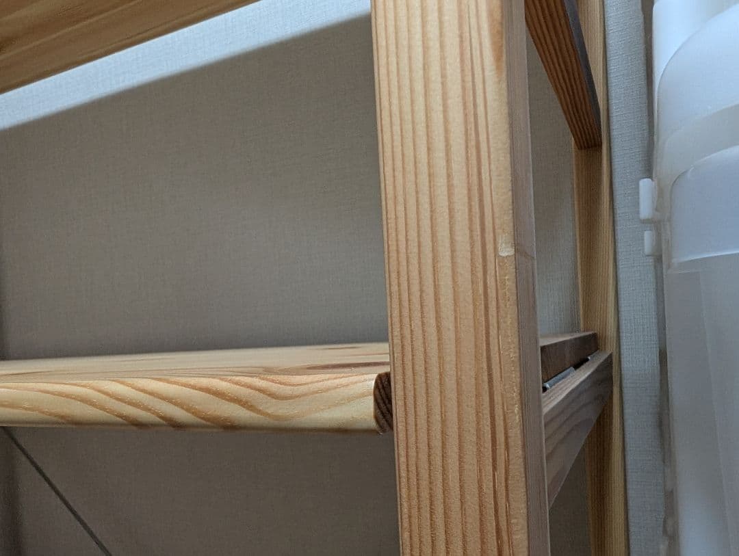 無印良品　パイン材ユニットシェルフ・８６ｃｍ幅・中