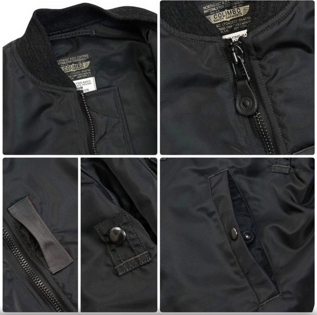 2025新作¥78100★COLIMBOコリンボMA-1ブラックXL