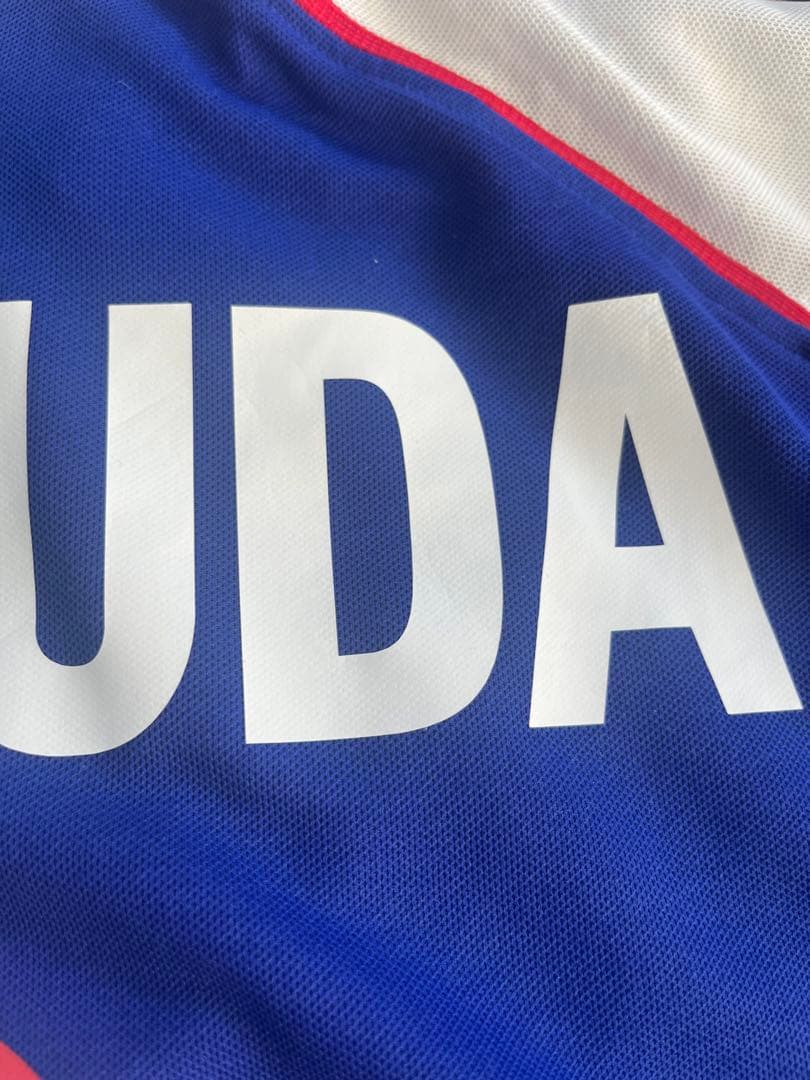 【美品】2001年　日本代表　松田直樹　選手仕様ユニフォーム　サイズO 長袖