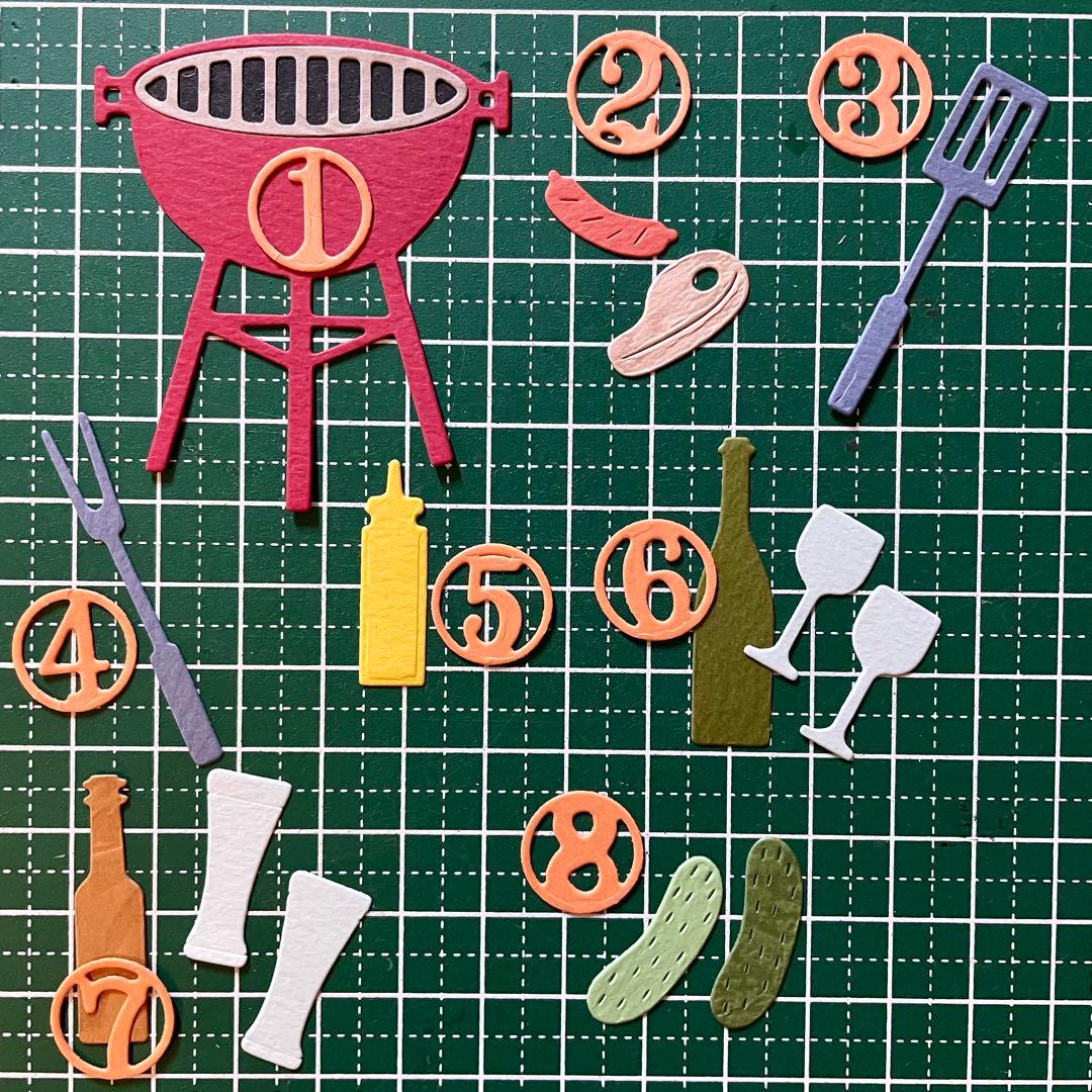 【バーベキュー】サンプルページ（ペーパークラフト クラフトパンチ）