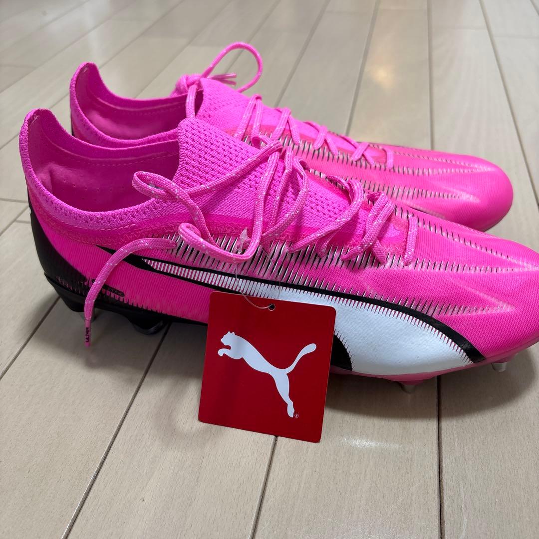 マダガスカルPUMA ULTRA ピンク スパイク　27.0cm SG