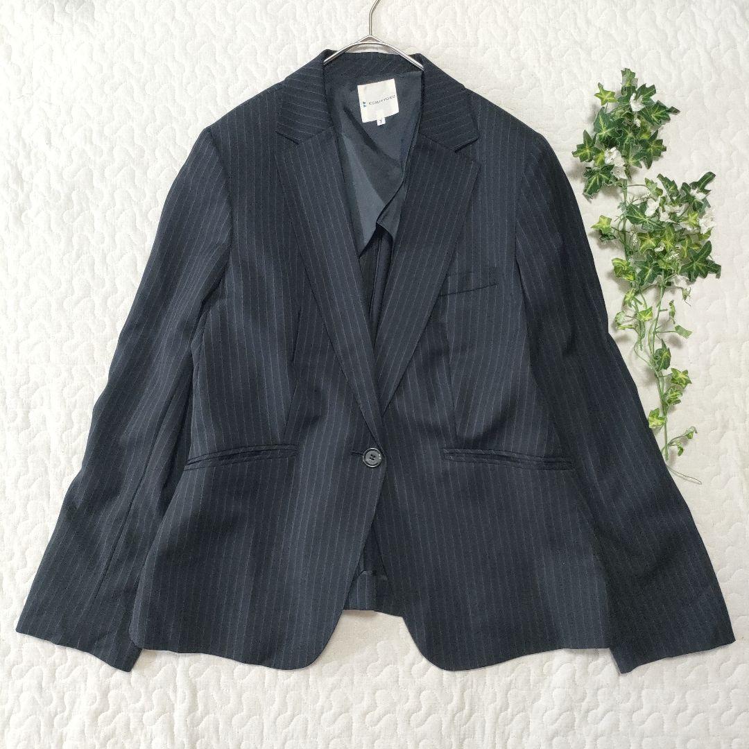 美品✨組曲×YUNSA　セットアップ　ツーパンツ　大きいサイズ　グレー