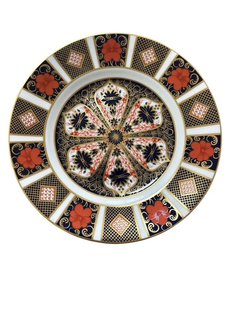 ★紫様★3枚おまとめロイヤルクラウンダービー　オールドイマリ伊万里④⑤⑥約22㎝