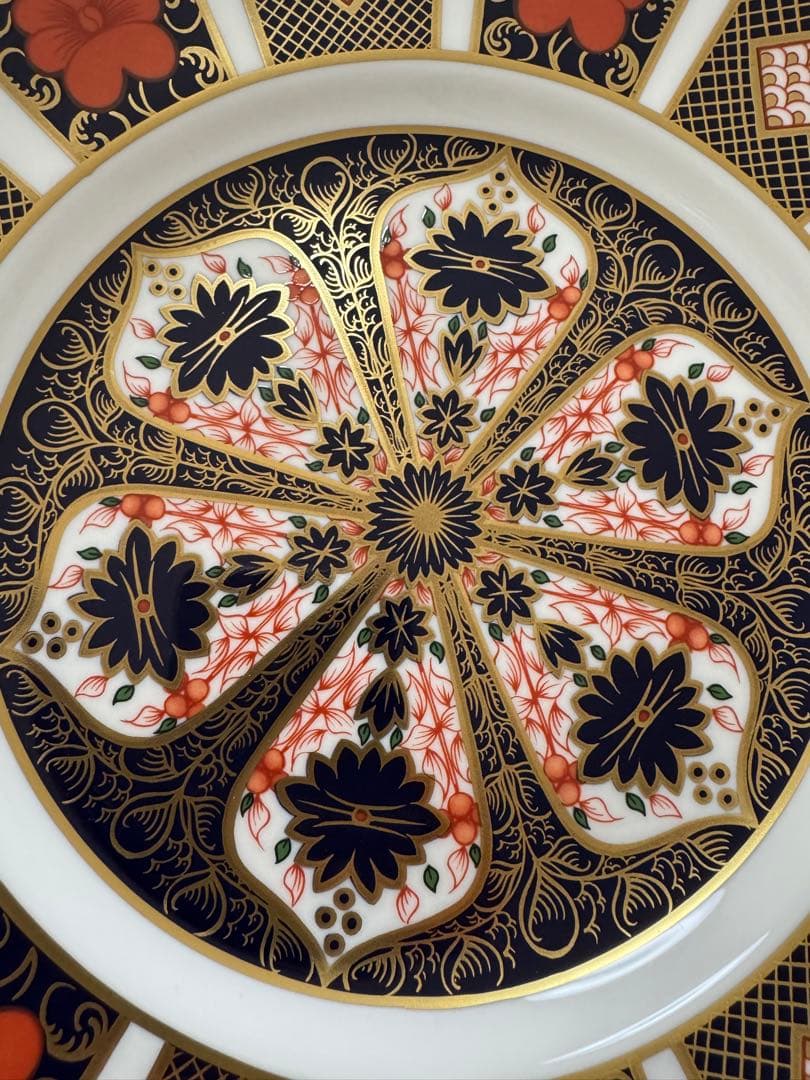 ★紫様★3枚おまとめロイヤルクラウンダービー　オールドイマリ伊万里④⑤⑥約22㎝