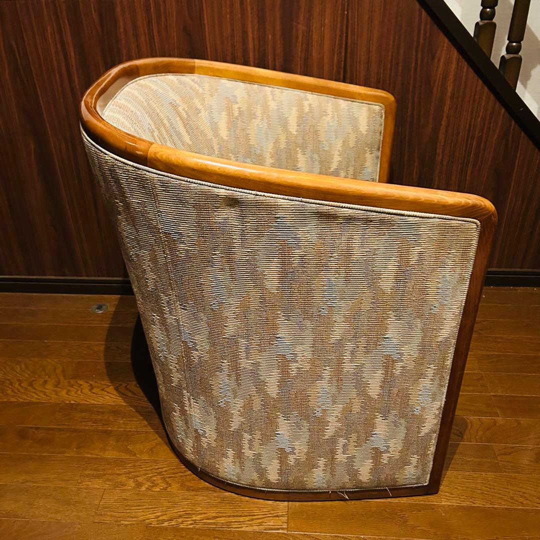 【良品】 シングルソファー 腰掛け椅子 家具 1人用椅子 ③