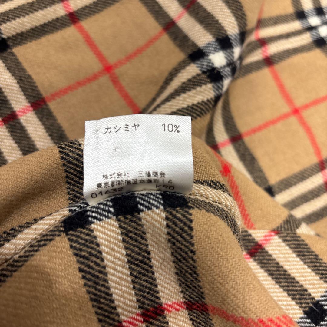 【幻の逸品】バーバリーズ　カシミヤウール　ダブルチェスターコート　金ボタン