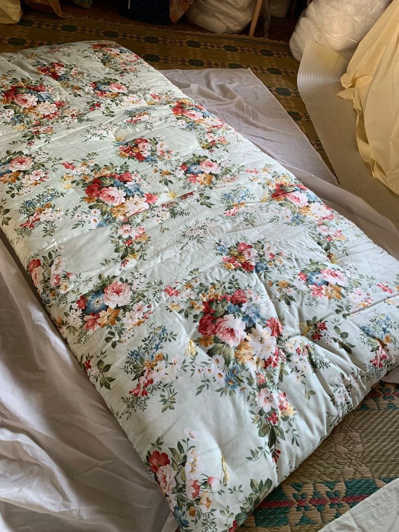 敷布団 普通サイズ100x200cm カバー付き