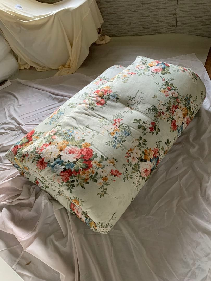 敷布団 普通サイズ100x200cm カバー付き