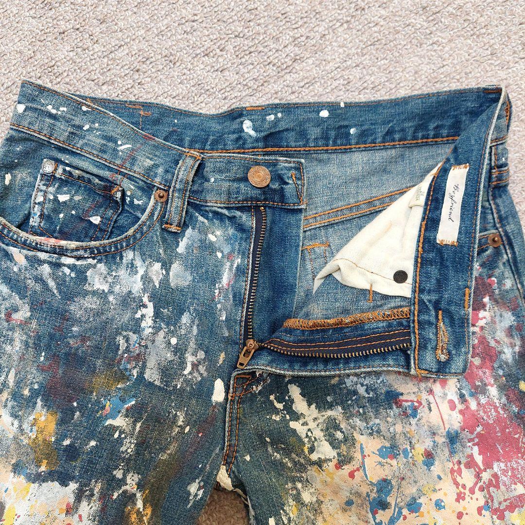 DENIM&SUPPLY RALPH LAUREN ペンキ デニム　24　美品
