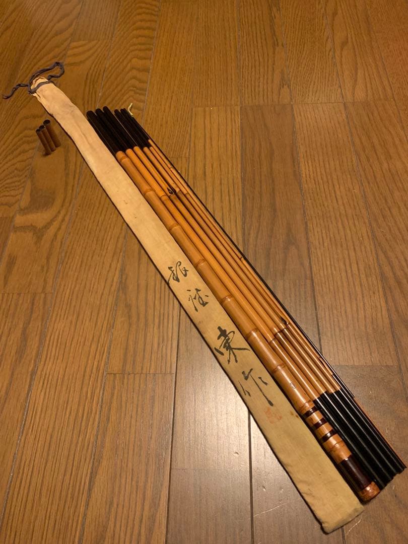 和竿 銀座東作 やまべ竿 十四尺 七本継ぎ