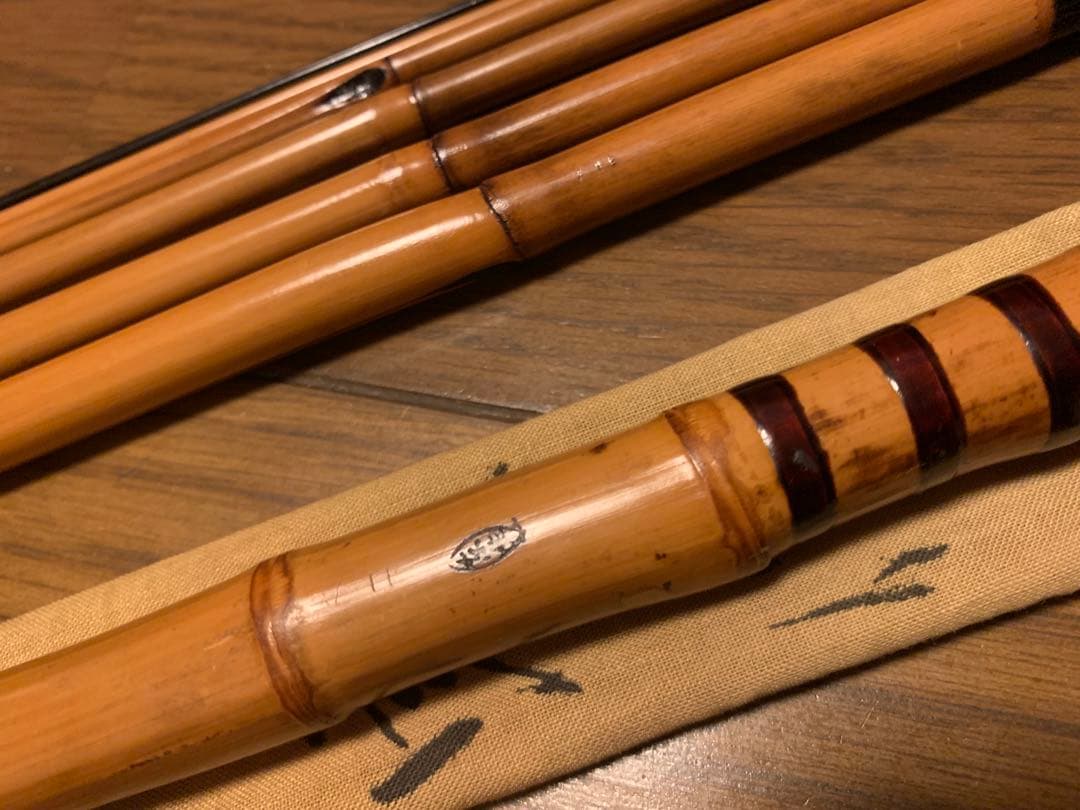 和竿 銀座東作 やまべ竿 十四尺 七本継ぎ