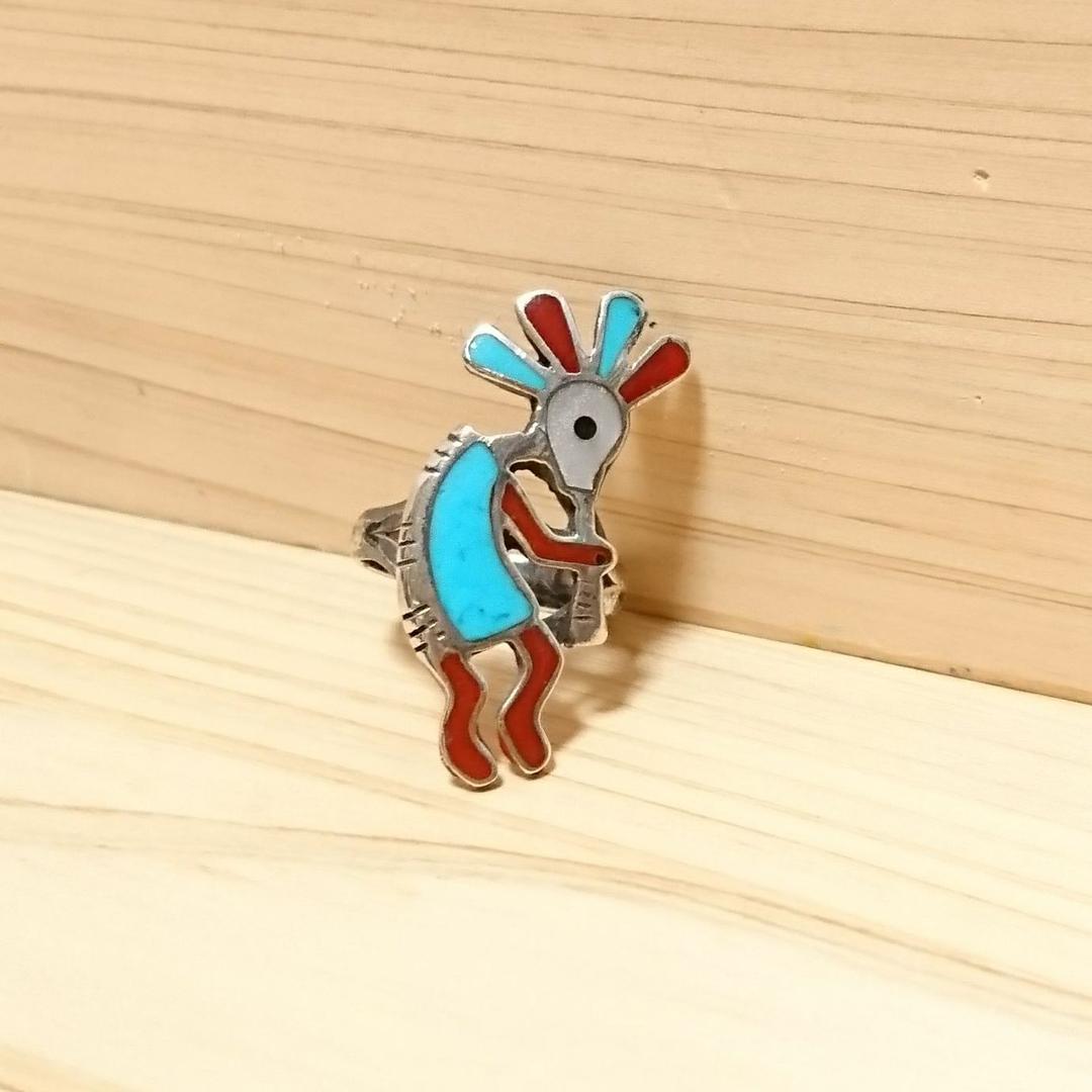 インディアンジュエリー ココペリ リング【#15】