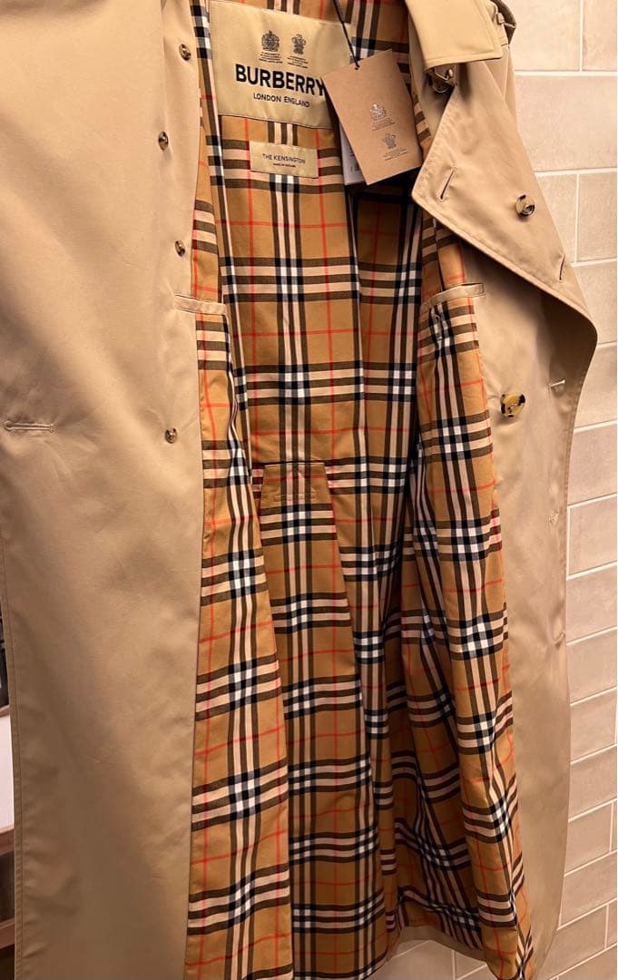 Burberry トレンチコート ベージュ　ケンジントン　ロング