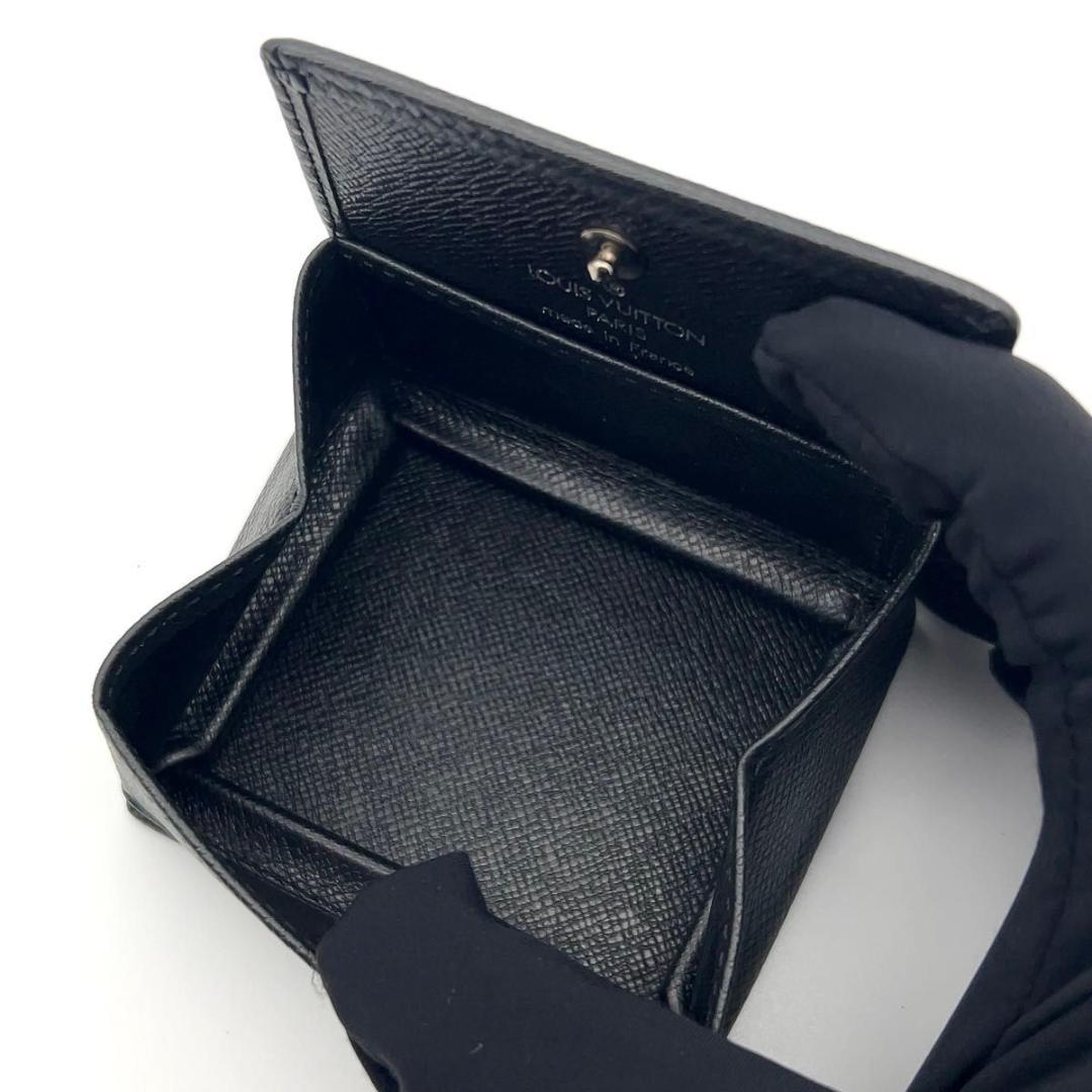 【未使用に近い】ルイヴィトン タイガ ポルトモネ ボワット 小銭入れ 黒