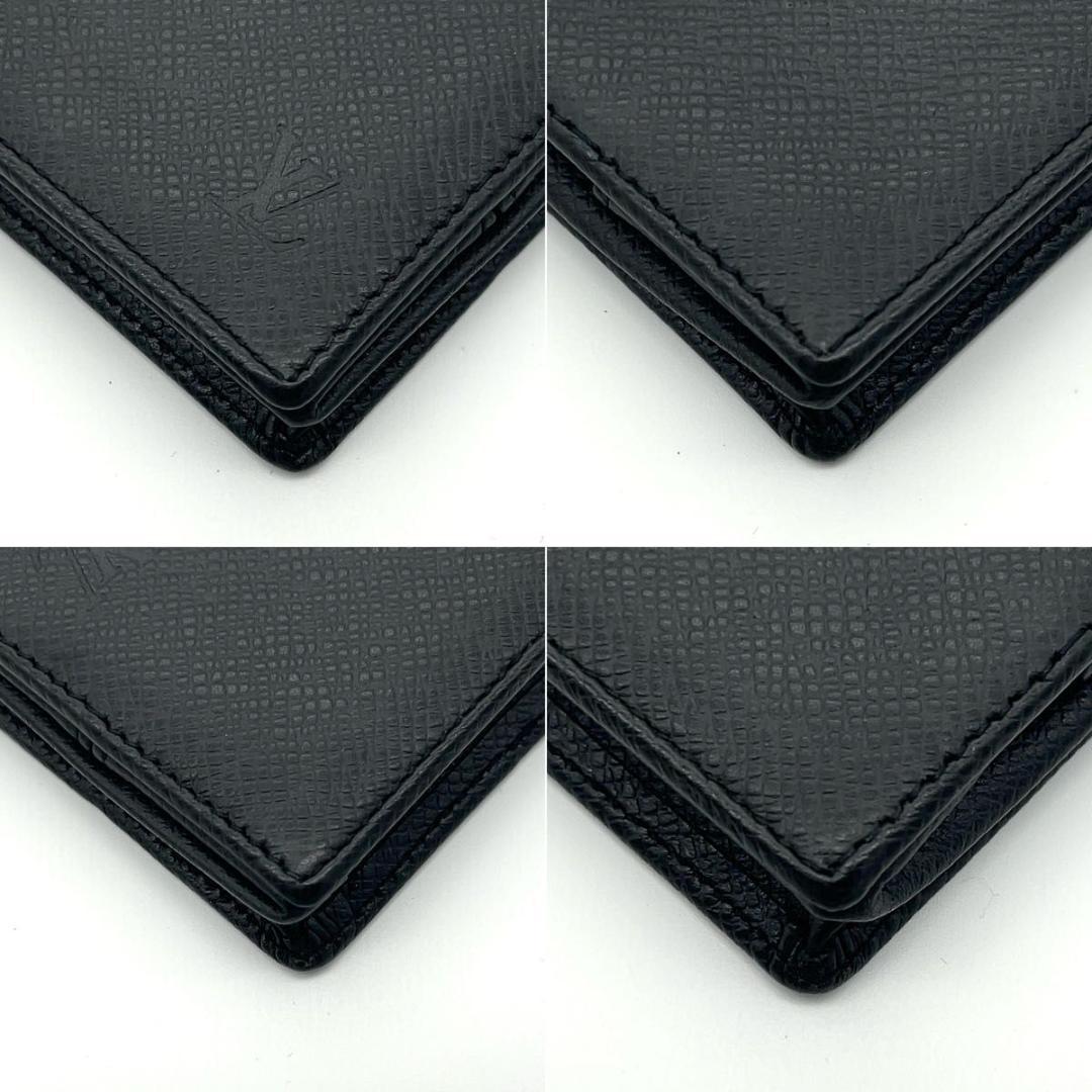 【未使用に近い】ルイヴィトン タイガ ポルトモネ ボワット 小銭入れ 黒