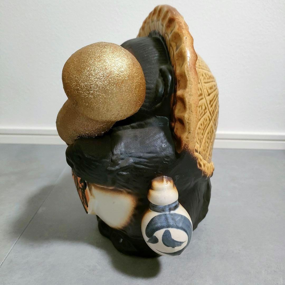 希少 信楽焼 開運 子宝タヌキ 八方縁起 たぬきの置物