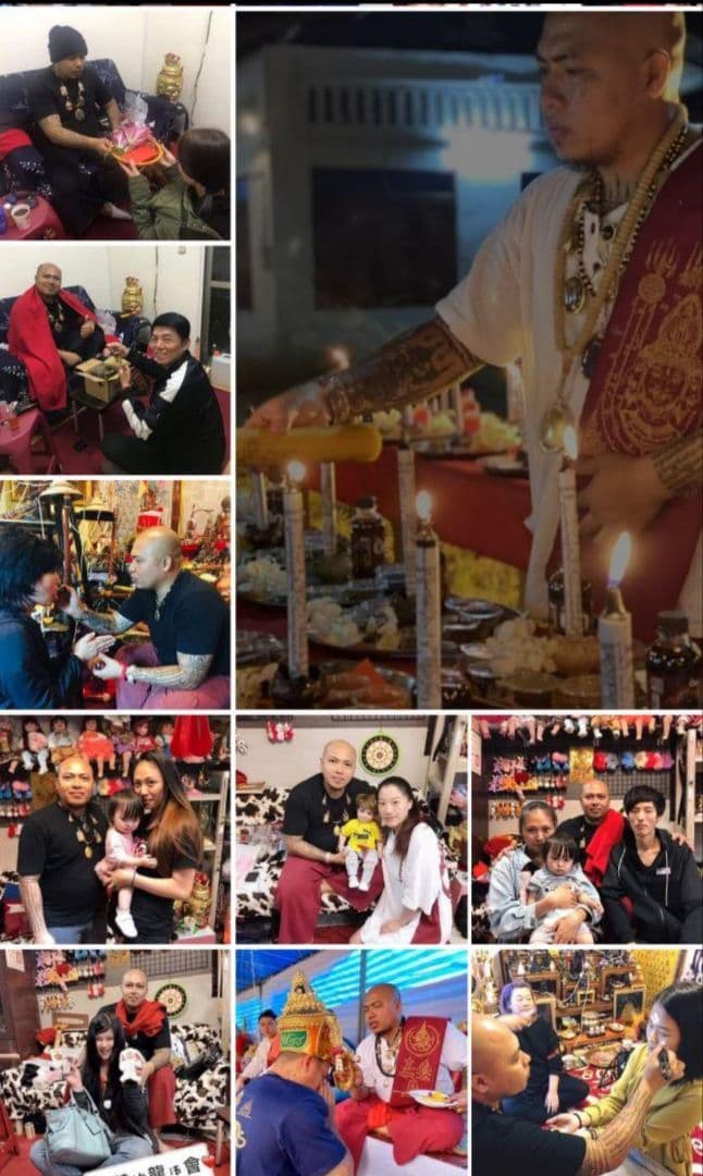 タイのお守り　プラクルアン　5人女性精霊お守り　恋愛　幸運　金運