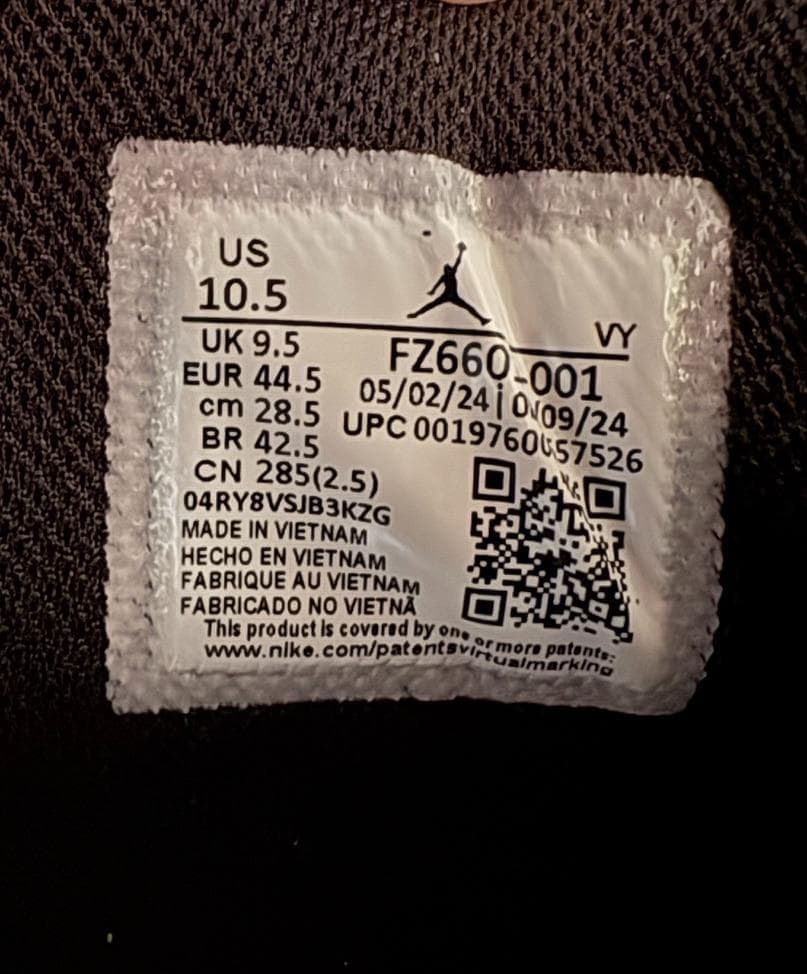 【未使用】NIKE ジョーダンテイタム 3 PF ゼン　28,5cm