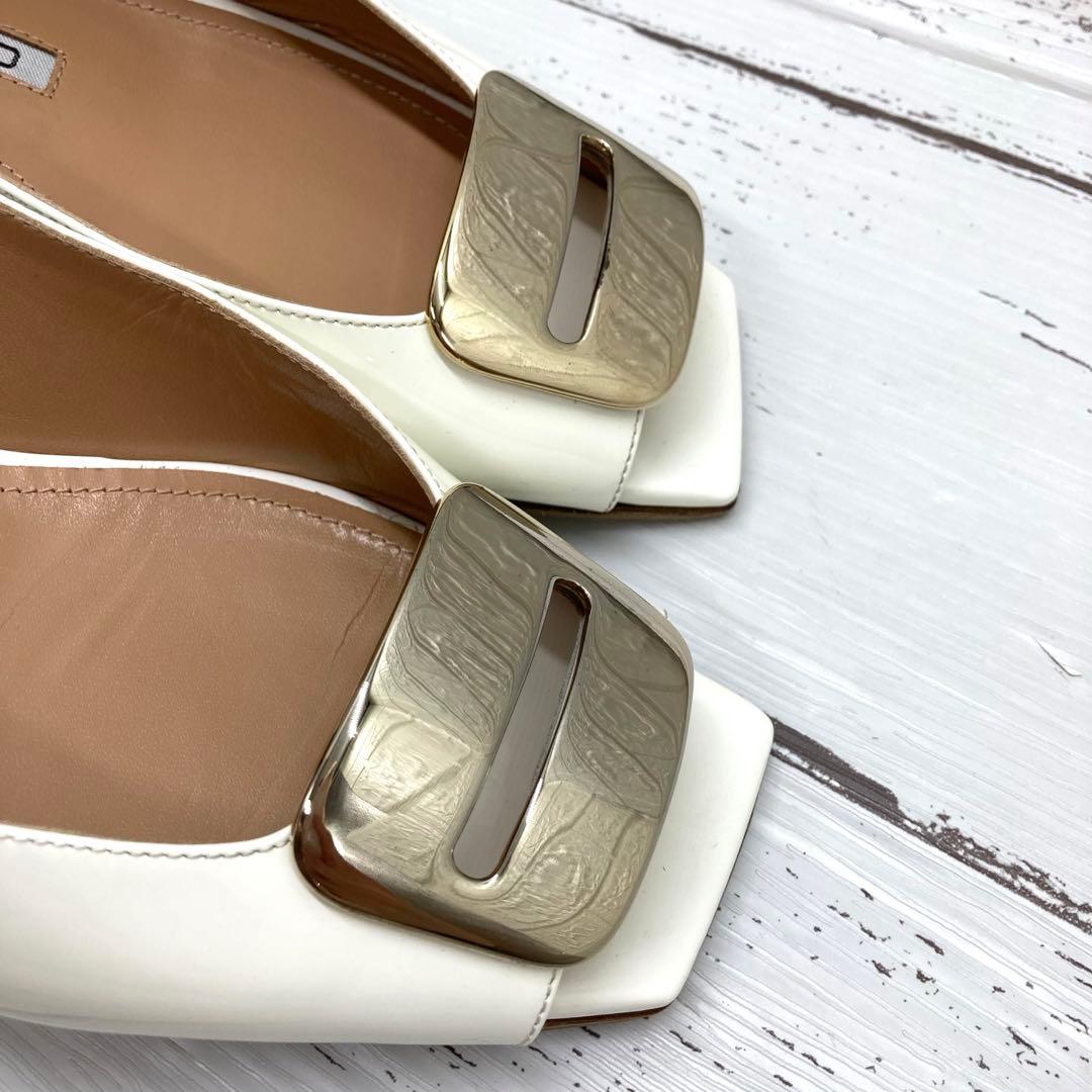 極美品❣️ PELLICOペリーコパンプスレディースブランドホワイト24㎝