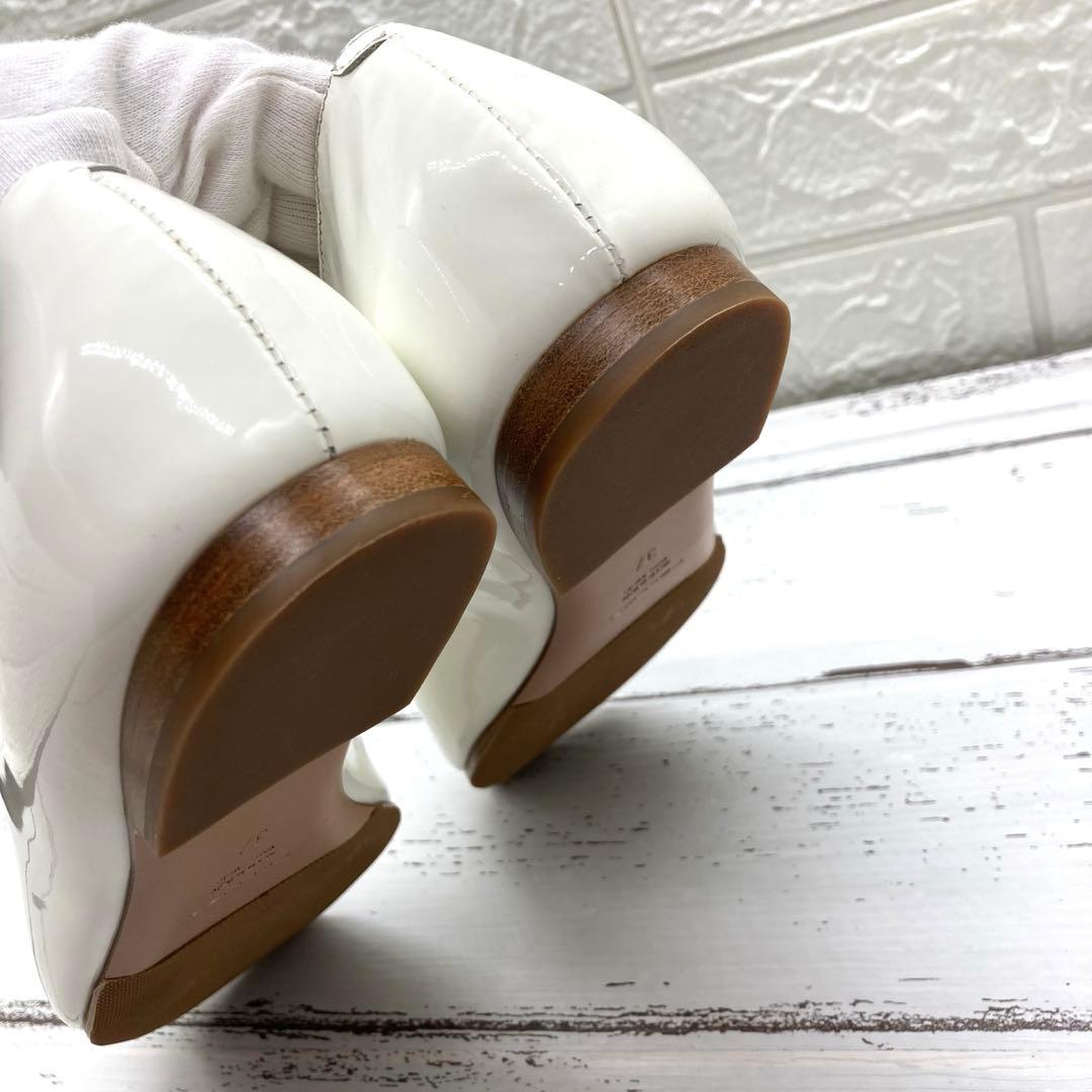 極美品❣️ PELLICOペリーコパンプスレディースブランドホワイト24㎝