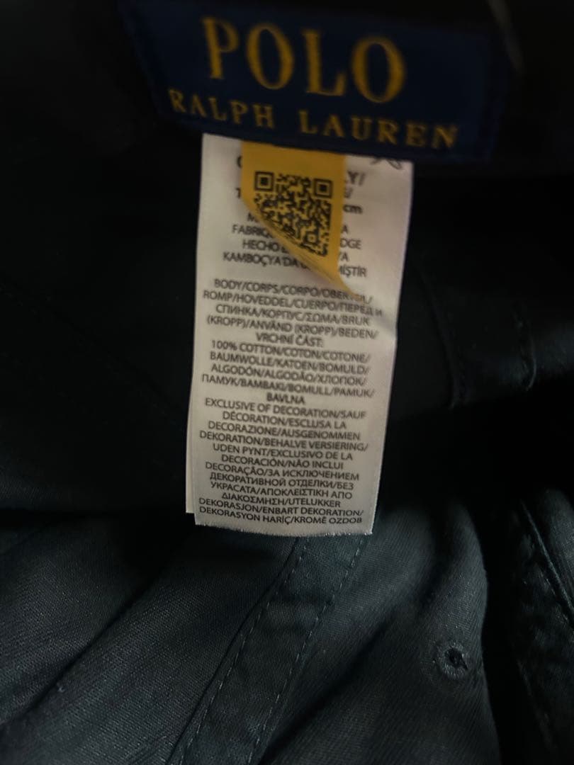 Polo Ralph Lauren ブラック ベースボールキャップ