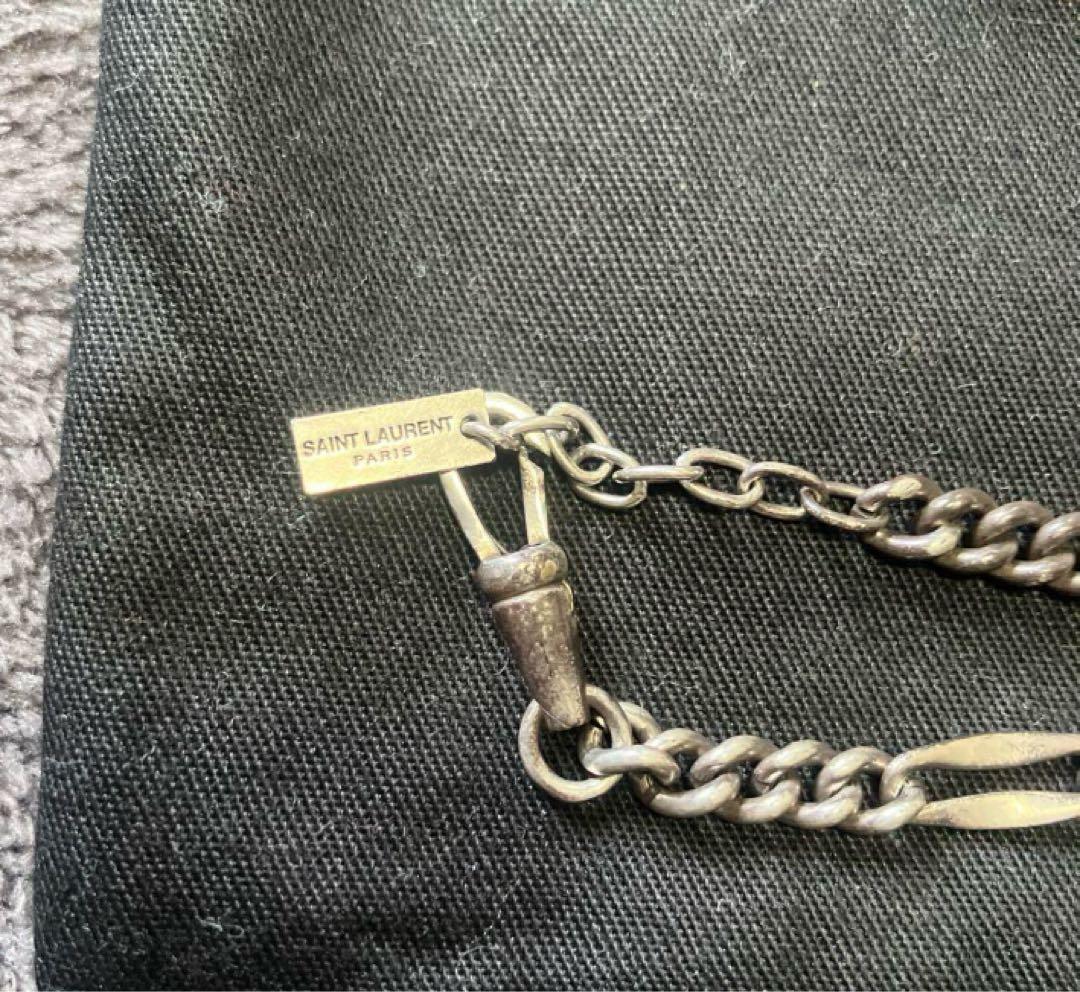 サンローラン　ブレスレット　シルバー　アクセサリー
