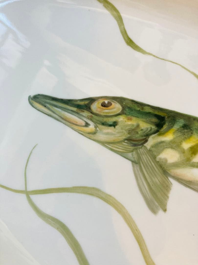 ロイヤルコペンハーゲン ブルーフィッシュ オーバルプレート