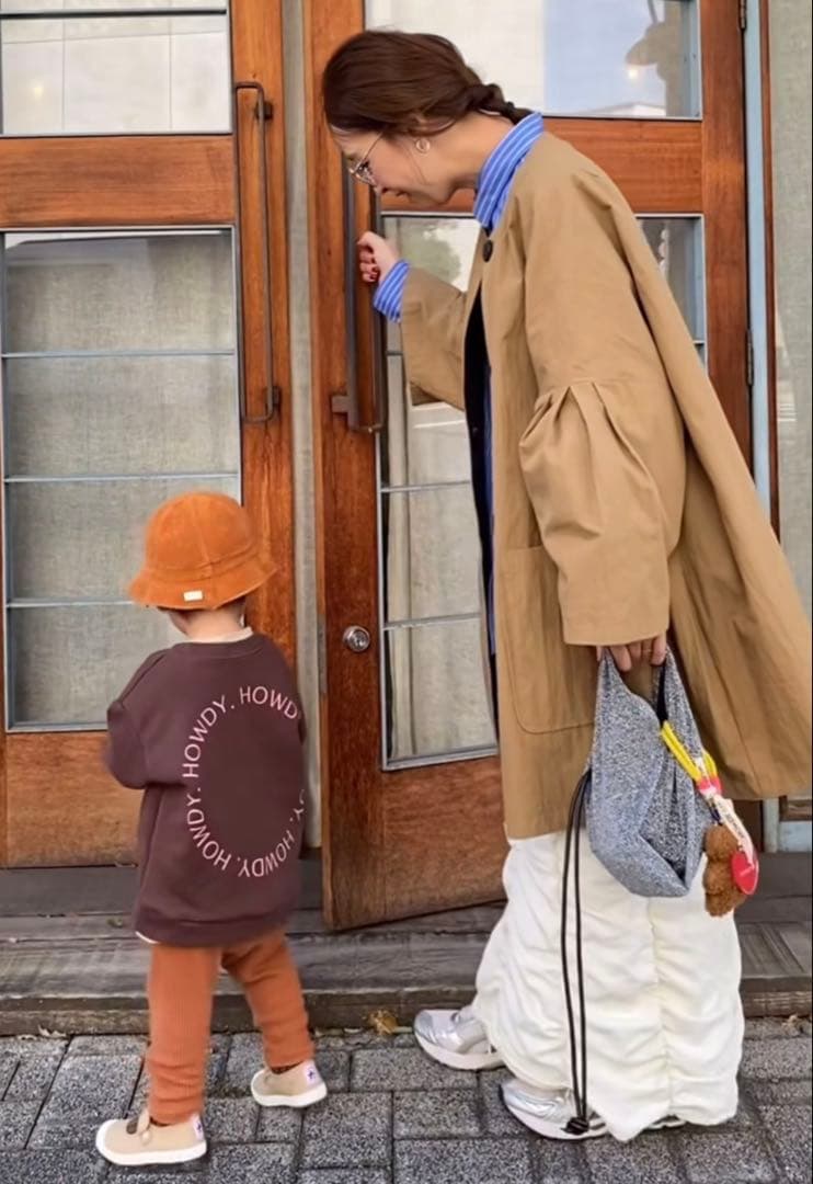 最終値下げ♡HOWDY.♡reversible bell sleeve coat