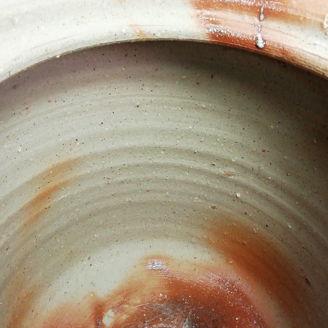 Ｓ４２２　水指　『備前　緋襷水指』『陶秀窯　山本出作』　共箱　茶道具