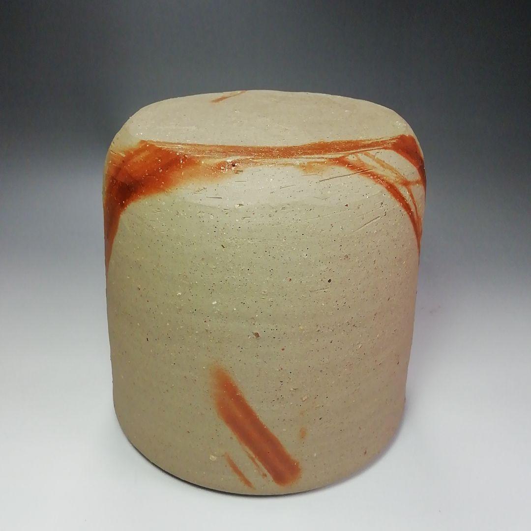 Ｓ４２２　水指　『備前　緋襷水指』『陶秀窯　山本出作』　共箱　茶道具