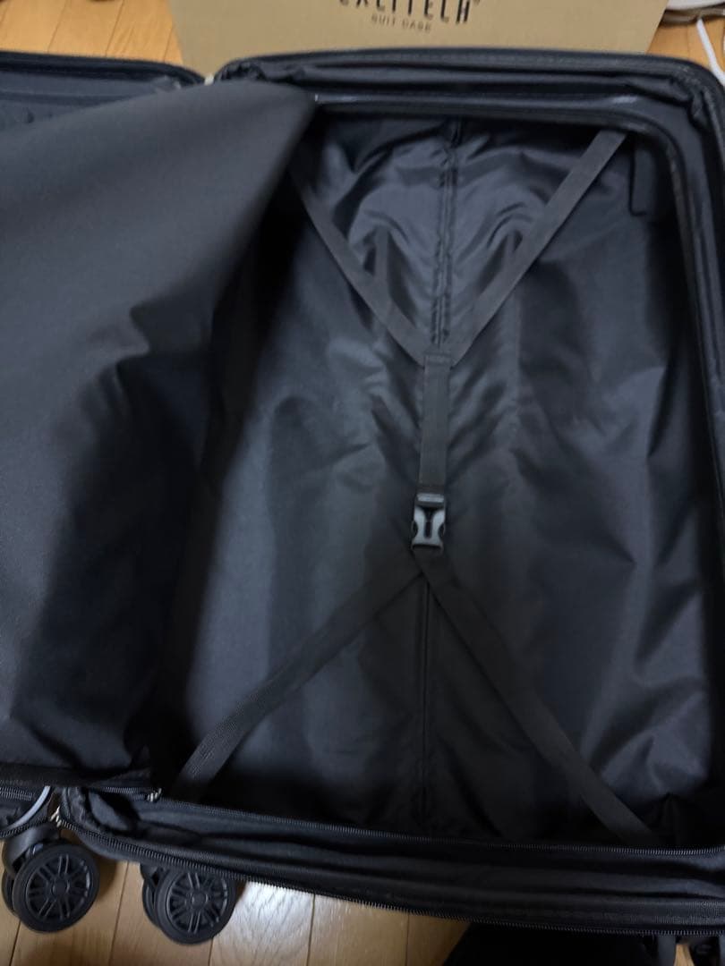 EXCITECH Biz スーツケース Lサイズ 97L ブラック