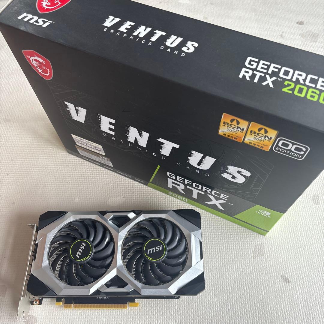 グラフィックボード・グラボ・ビデオカード MSI VENTUS GeForce RTX 2060 12GB