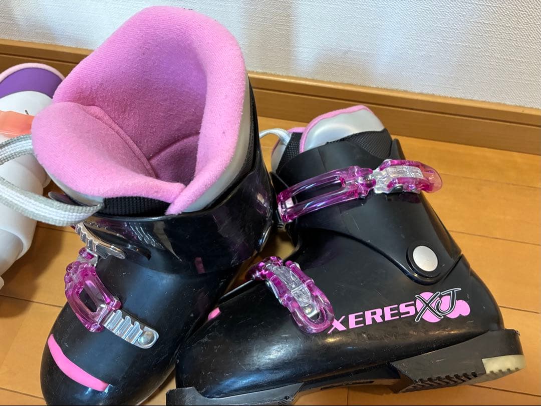 美品ROSSIGNOL スキー板140cm 身長135〜155cm用おまけ付き