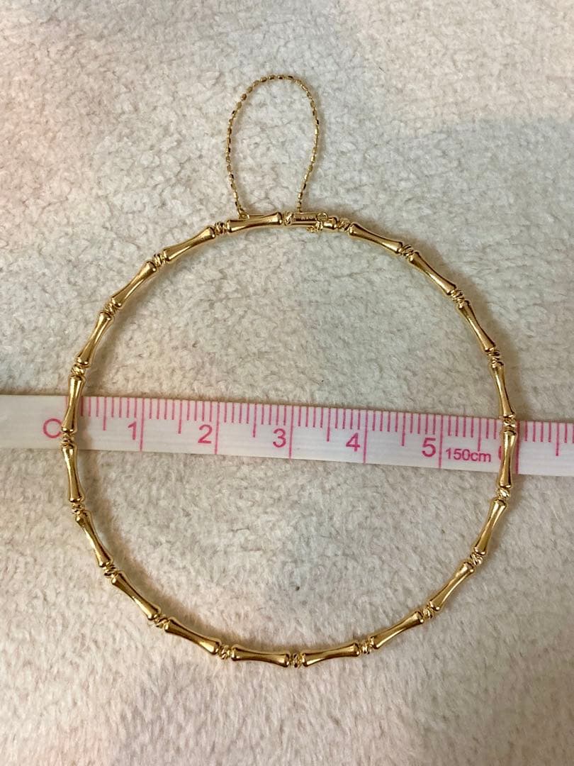 k18 バンブー　バングル　ブレスレット　新品