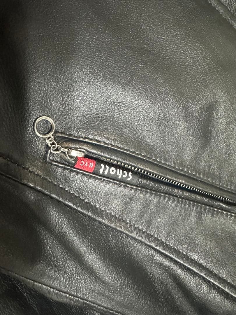 Schott クラシックレーサー ブラック ライダースジャケット M