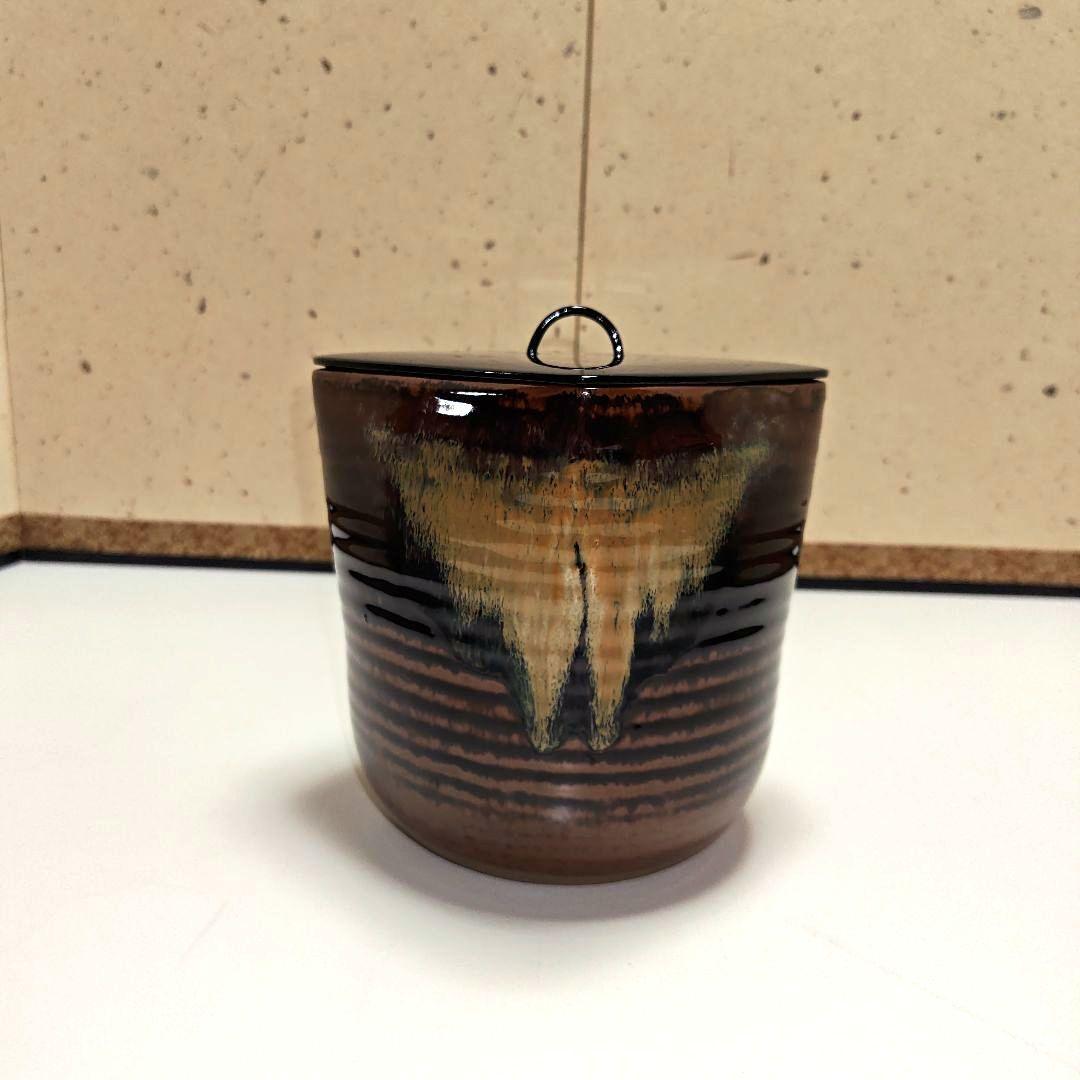 茶道具　高取水指　　鬼丸碧山