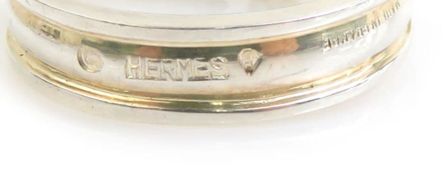 HERMES　エルメスサンチュール　ベルトモチーフシルバーリング
