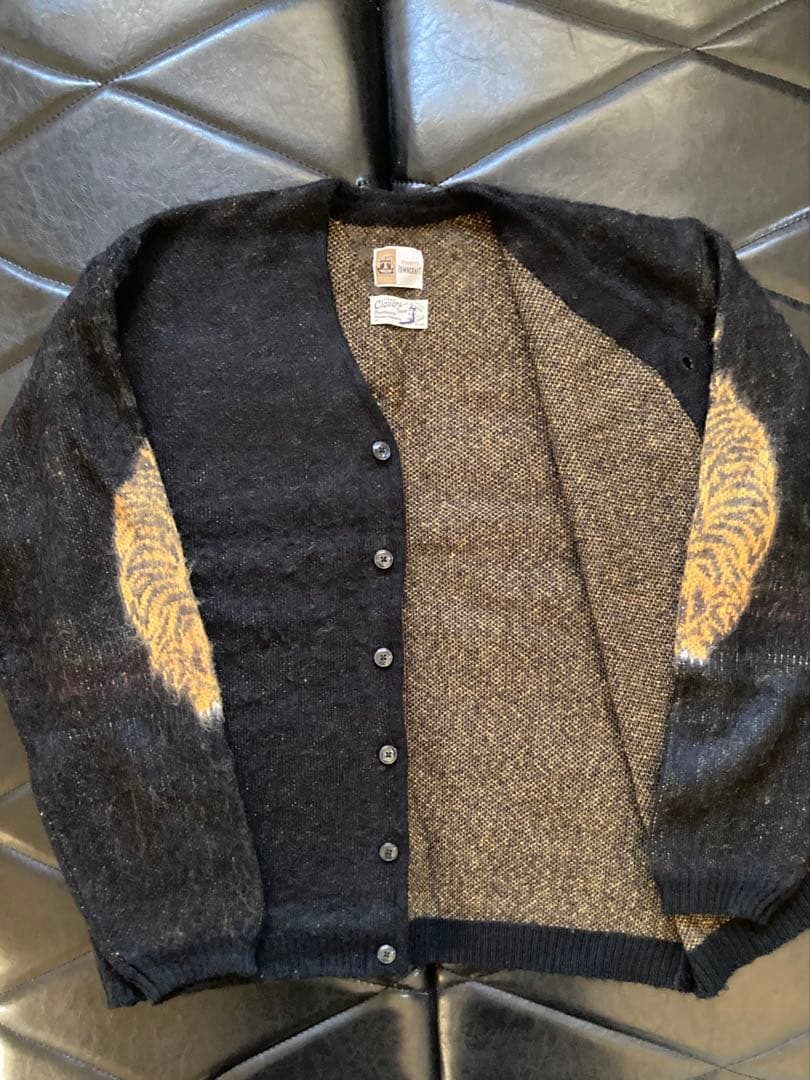 【Cloveru】タウンクラフト 60sタイガーシャギージャガード カーディガン