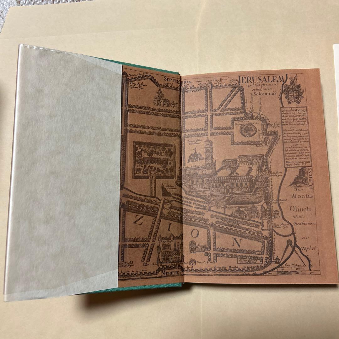 [毛筆署名！落款！美本]死海のほとり　遠藤周作　 昭和48年3刷　美本　付録地図