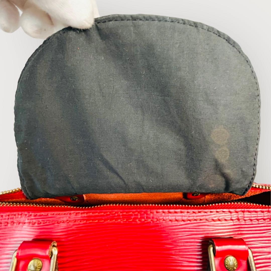 ルイ ヴィトン M43007 ボストンバッグ　赤　エピ　スピーディ30