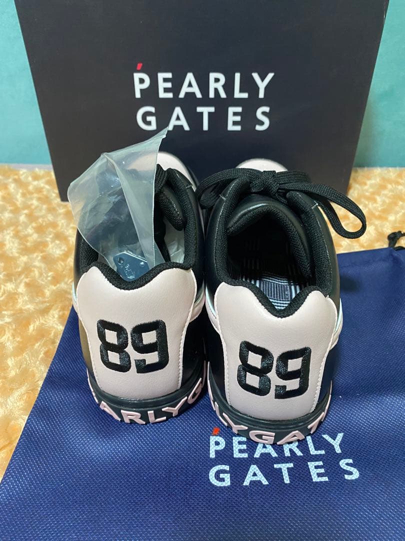 週末セールPEARLY GATES ピンク×ブラックネイビー 26.5cm