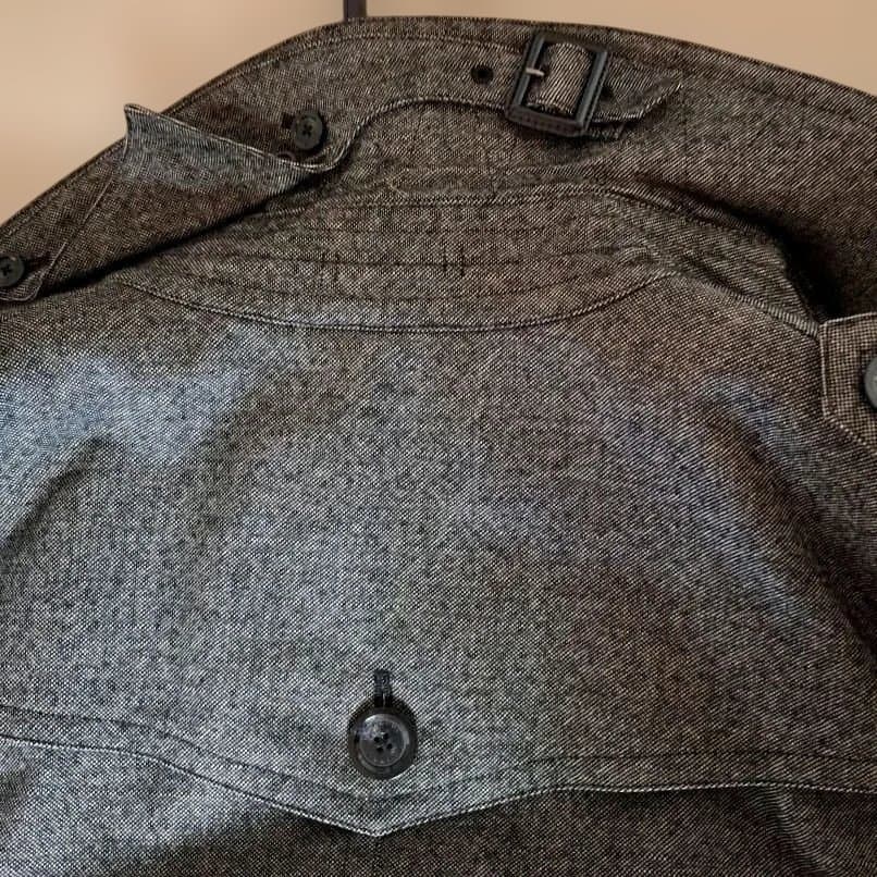 バーバリーブラックレーベルグレートレンチコート ライナー付き　メンズLサイズ