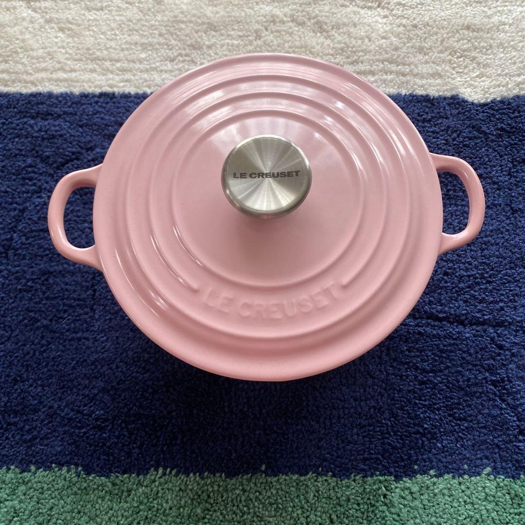 LE CREUSET 両手鍋 20cm ピンク