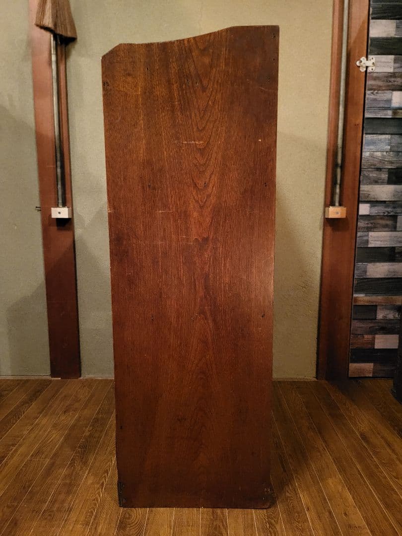 緑 ダイヤガラス　透かし彫り　本棚　本箱　キャビネット　大正ロマン　アンティーク