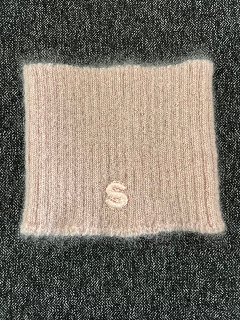 sacai 24-0884S ピンク ネックウォーマー