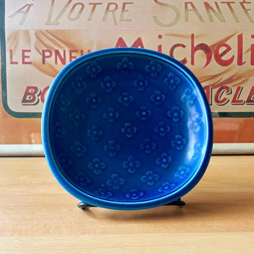 MARSELIS / Denmark型番2636ブルー花文様プレート デンマーク