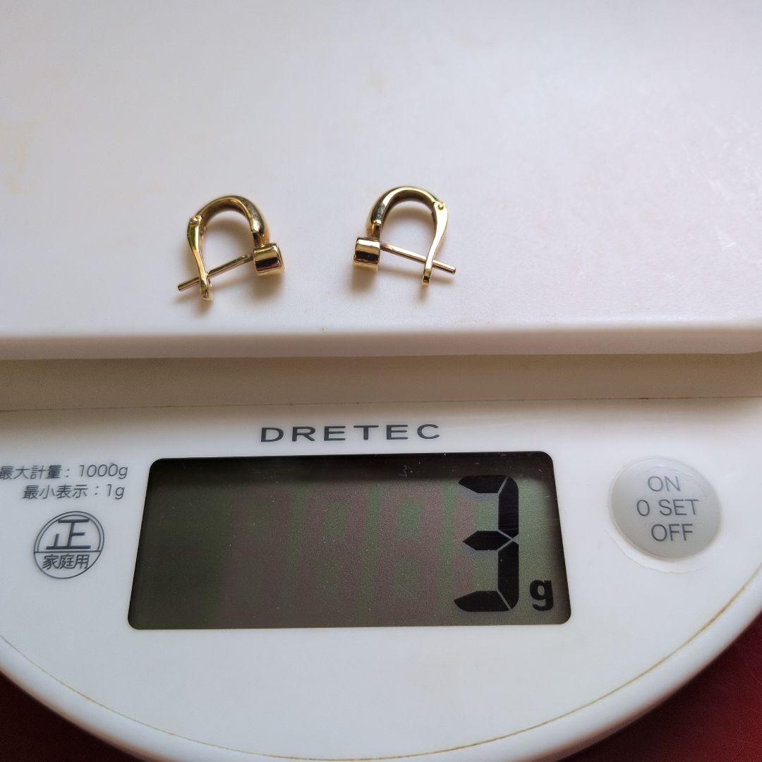 K18ダイヤピアス